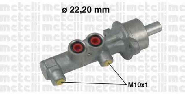 Цилиндр тормозной, главный 050538 METELLI