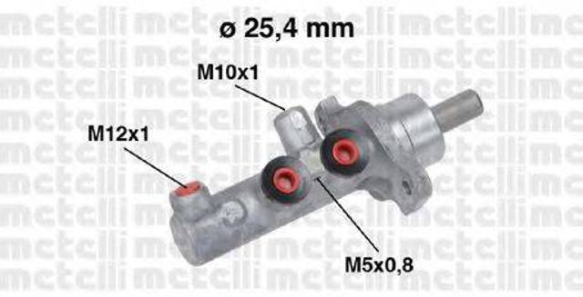 Цилиндр главный тормоза (гидротормозов) 050570 METELLI