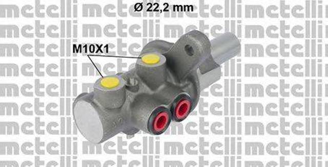 Цилиндр главный тормоза (гидротормозов) 050730 METELLI