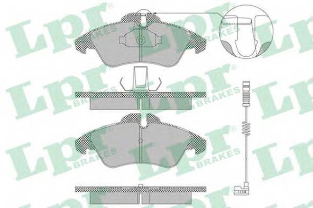 Колодки тормозные 05P1304 LPR