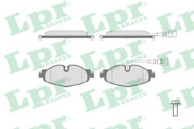 Колодки 05P1834 LPR