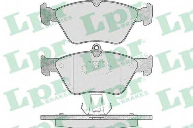 Колодки тормозные дисковые комплект 05P465 LPR