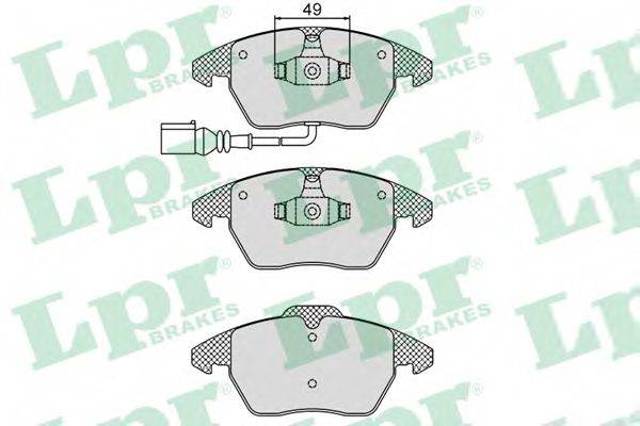 Тормозные колодки 05P866 LPR