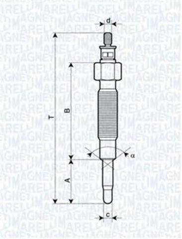 MAGNETI MARELLI 062900019304 Свечи накала в наличии Сумы