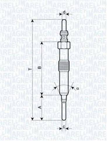 MAGNETI MARELLI 062900089304 Свечи накала в наличии Ужгород