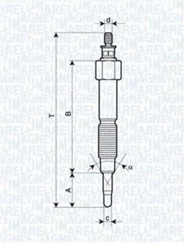 MAGNETI MARELLI 062900093304 Свечи накала в наличии Хмельницкий