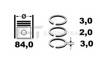 Поршневые кольца на 1 цилиндр, STD Rover 75