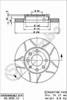 Передний тормозной диск 09309075 BREMBO