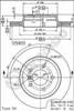 Передний тормозной диск 09772011 BREMBO