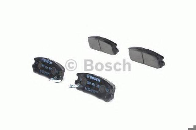 Колодки тормозные задние, дисковые 0986424367 BOSCH
