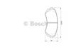 Колодки тормозные 0986424489 BOSCH