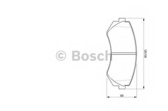 Колодки тормозные 0986424489 BOSCH