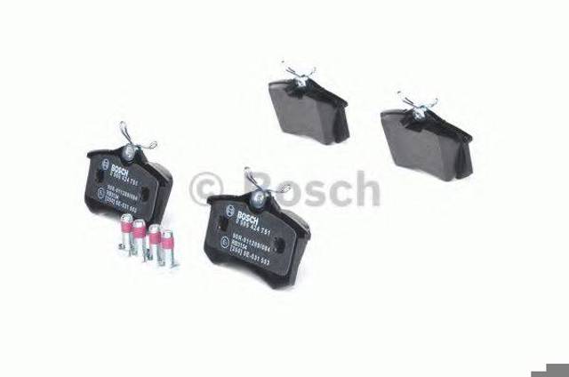 Задние тормозные колодки 0986424751 BOSCH