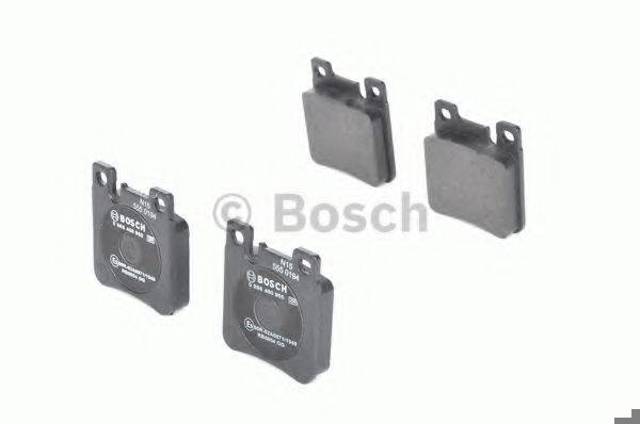 Колодки тормозные дисковые комплект 0986460965 BOSCH