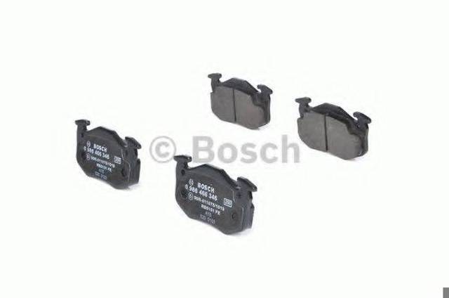 Колодки тормозные дисковые комплект 0986466346 BOSCH