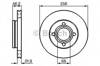 Ротор тормозной 0986478018 BOSCH