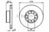 Тормоз дисковый передний 0986478061 BOSCH