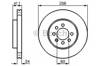 Передний тормозной диск 0986478286 BOSCH