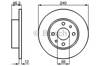 Тормоз дисковый передний 0986478353 BOSCH