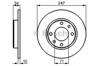 Тормозной диск 0986478359 BOSCH