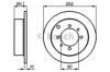 Дисковый тормоз 0986478655 BOSCH
