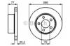 Передний тормозной диск 0986478694 BOSCH