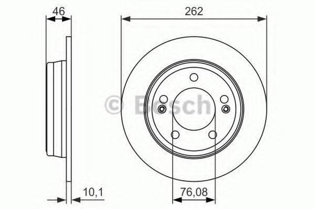 Дисковый тормоз 0986479052 BOSCH