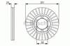 Диск тормозной передний 0986479053 BOSCH