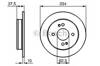 Задний тормозной диск 0986479256 BOSCH