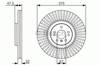 Передний тормозной диск 0986479A26 BOSCH