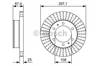 Диск тормозной передний 0986479A96 BOSCH