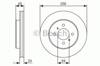 Диск тормозной передний 0986479R18 BOSCH