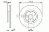 Диск тормозной передний 0986479R22 BOSCH