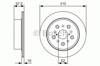 Тормозной диск 0986479R25 BOSCH