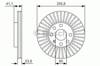 Диск тормозной передний 0986479R76 BOSCH