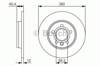 Задний дисковый тормоз 0986479R91 BOSCH