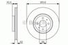 Ротор тормозной 0986479S01 BOSCH