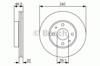 Диск тормозной передний 0986479S74 BOSCH