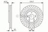 Тормоз дисковый передний 0986479T01 BOSCH