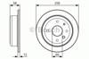 Диск тормозной задний 0986479T52 BOSCH