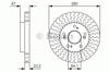 Передний тормозной диск 0986479U92 BOSCH