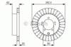 Диск тормозной задний 0986479V40 BOSCH