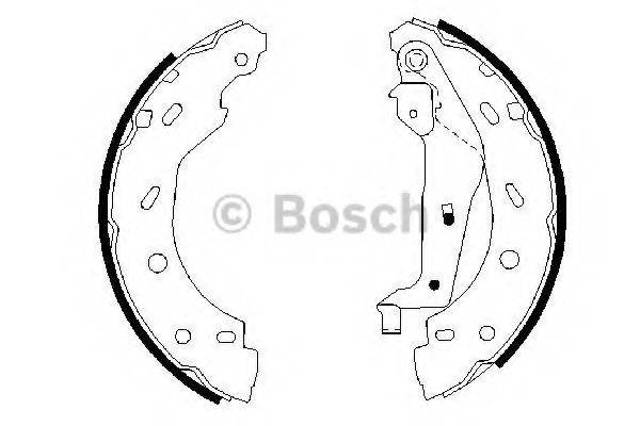 Барабанные колодки 0986487600 BOSCH