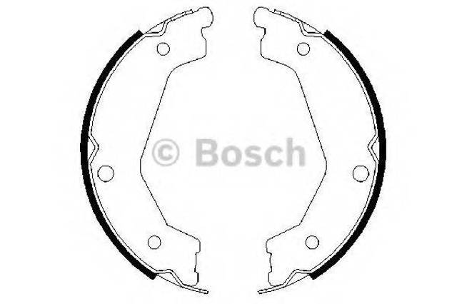Колодки ручника 0986487708 BOSCH