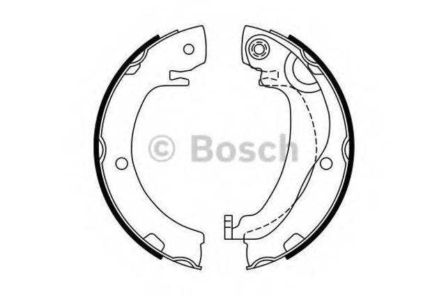 Колодки ручника 0986487763 BOSCH