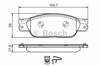Колодки тормозные дисковые комплект 0986494355 BOSCH