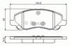 Колодки тормозные передние дисковые 0986495170 BOSCH