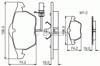 Передние тормозные колодки 0986495232 BOSCH