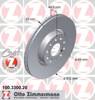 Диск тормозной передний 100330020 ZIMMERMANN