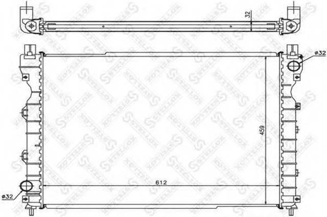 Радиатор 1026283SX STELLOX